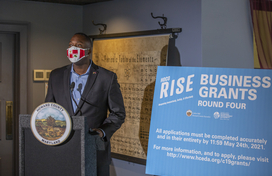 County Executive Ball announces Round 4 of HoCoRise Grants.