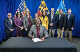 County Executive Ball signs legislation with officials