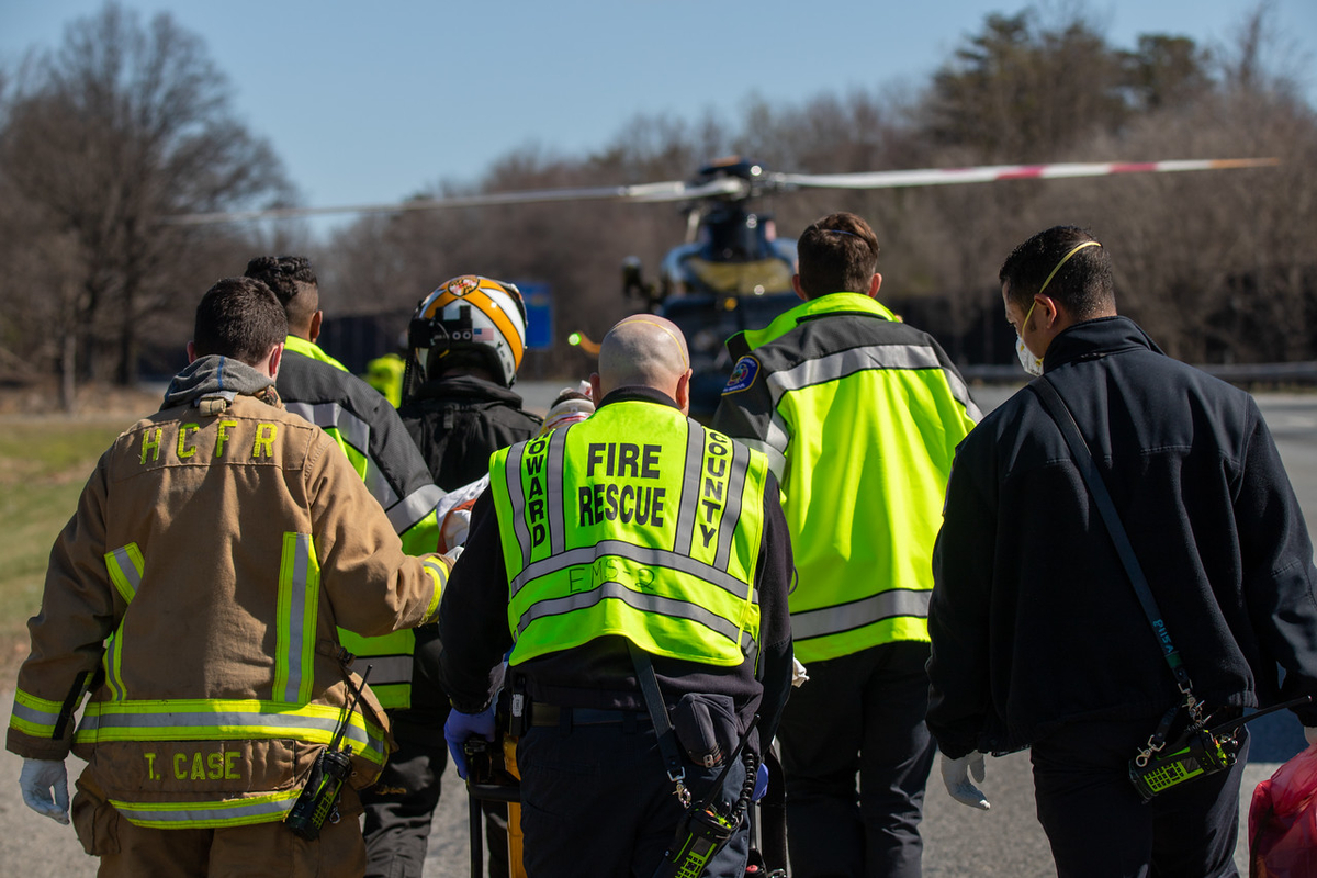 EMS with Trooper