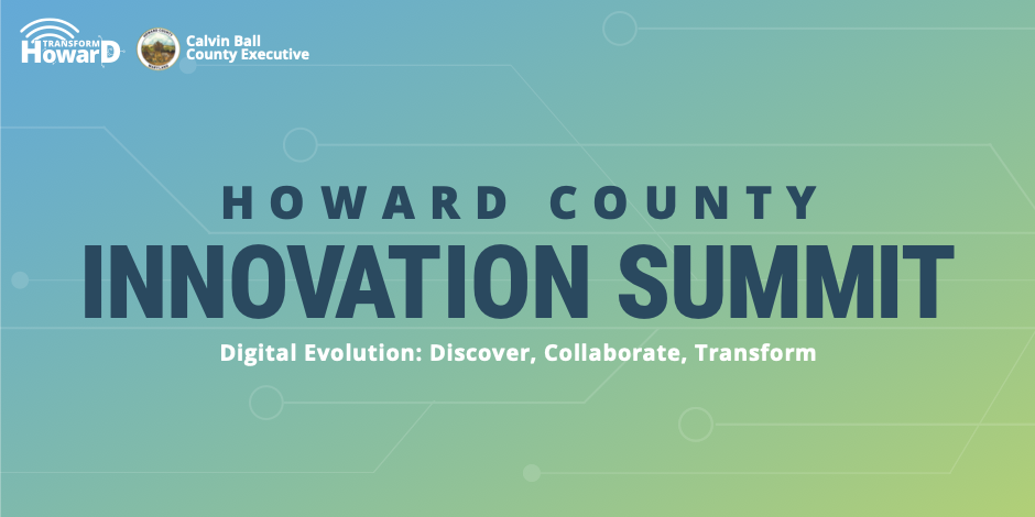 Banner for the 2025 Howard County Innovation Summit, happening at the Kossiakoff Center on June 3rd from 8:00 AM to 4:00 PM.