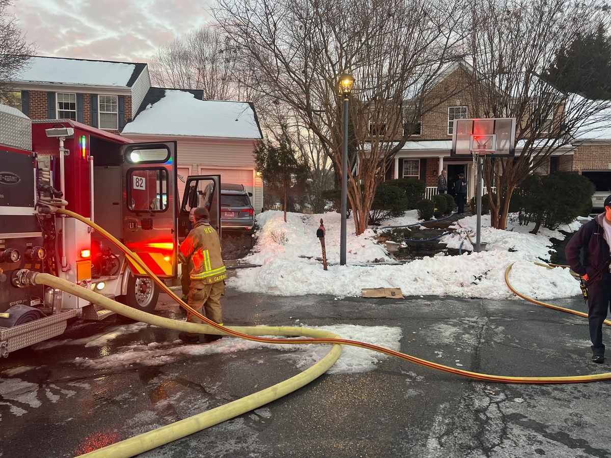 HCDFRS house fire 1