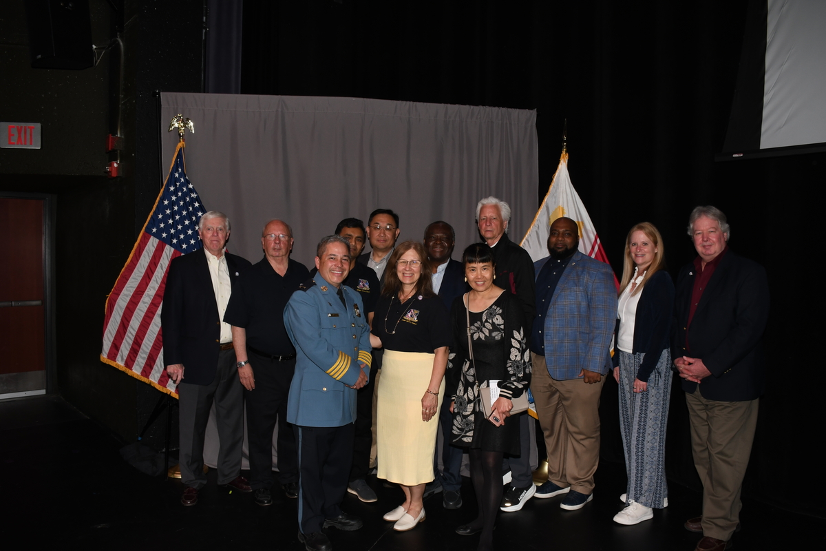 Members of the CAC with Chief Der after the annual award ceremony