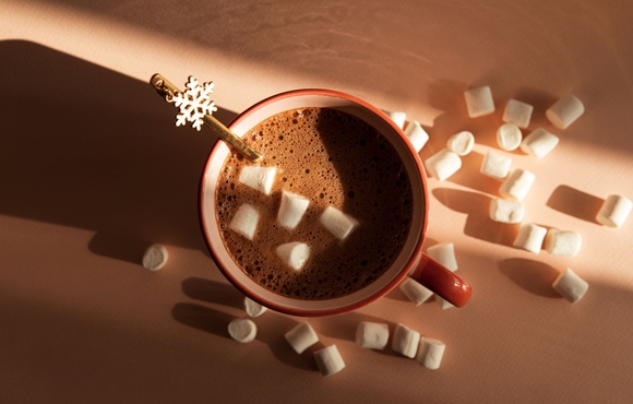 a cup of hot cocoa 