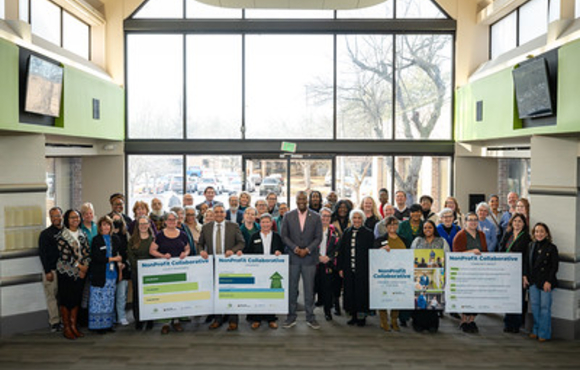 Group of participants at Nonprofit Collaborative Expansion announcement