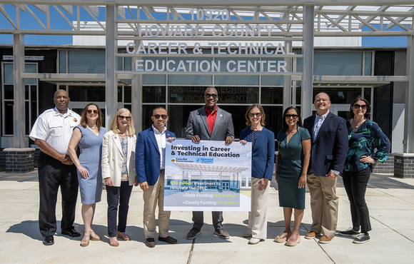 Officials at Grand Opening of HCPSS Career & Technical Education Center