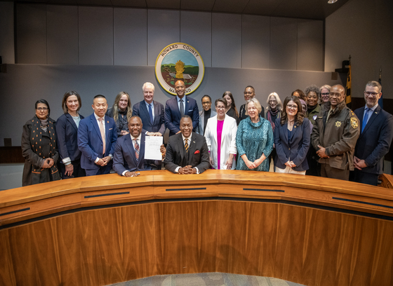bill signing with members of the federal delegation