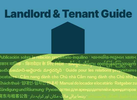 Landlord-Tenant Guide in various languages