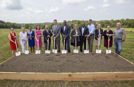 Groundbreaking photo for largest solar power purchase agreement