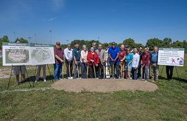 Blandair Park Phase 6 groundbreaking