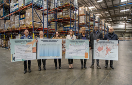 Group shot at Enterprise Zone news conference