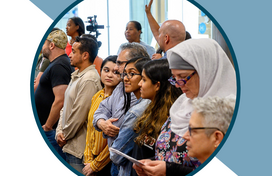 Group of individuals from different racial backgrounds and ethnicities. 