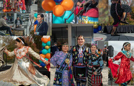 Photo depicting various images of NAHM celebration