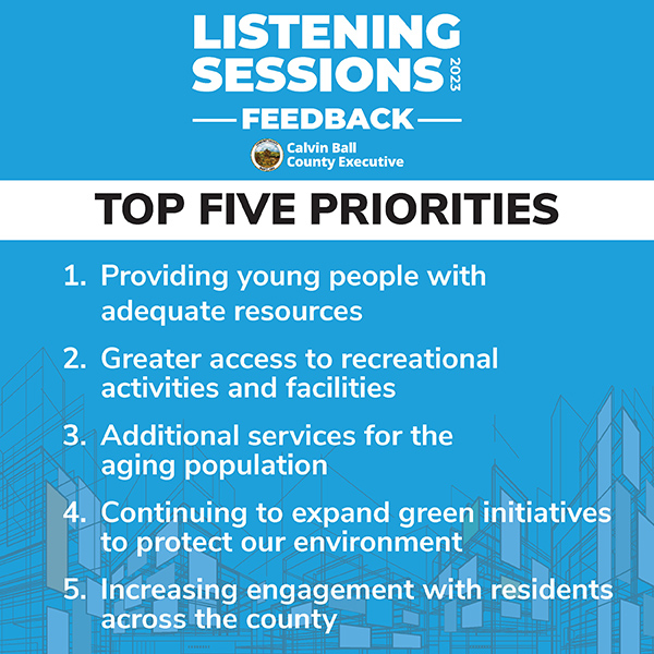 Top Five Priorities