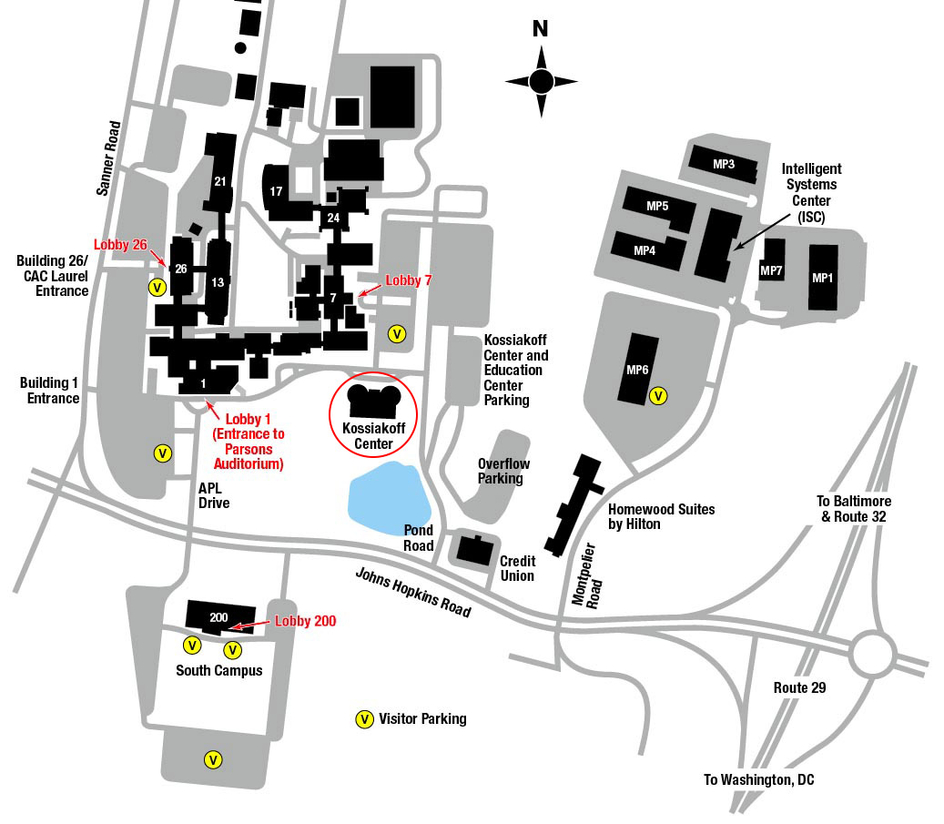 Kossiakoff Center, 11100 Johns Hopkins Rd, Laurel, MD 20723