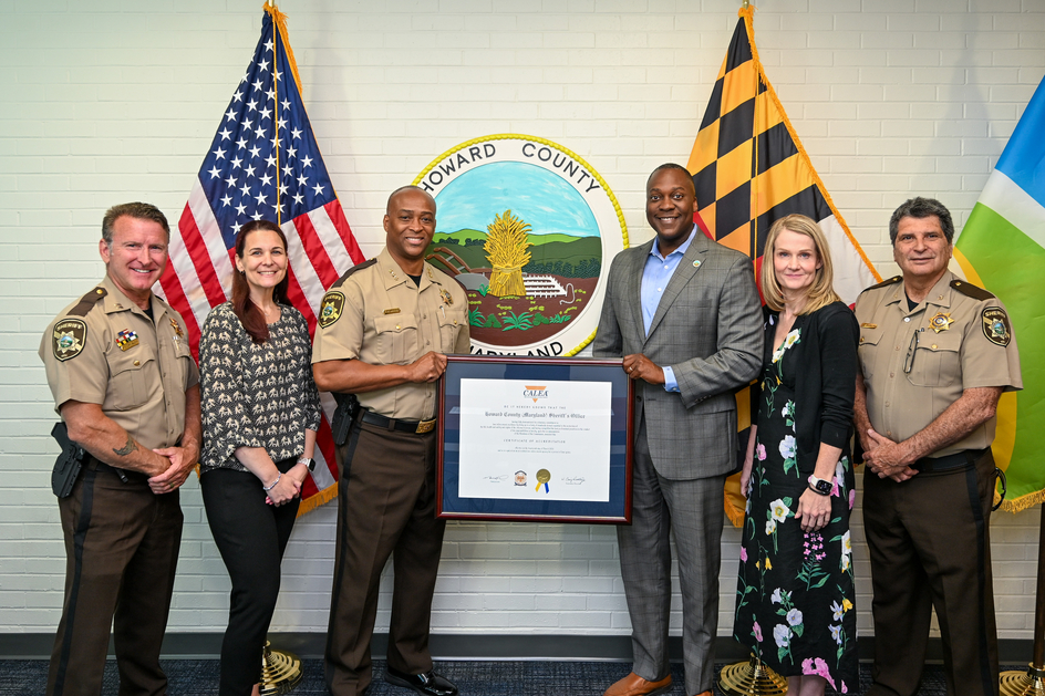 HCSO w/County Executive Accreditation