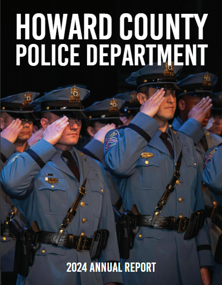 Police officers saluting 