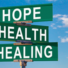 Hope Health Healing sign