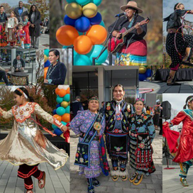 Photo depicting various images of NAHM celebration